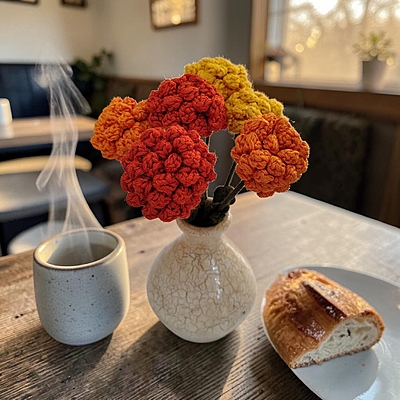 Merigold Small Flower Dark Orange