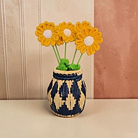 Crochet Large Yellow Daisy Flower Crochet Large Yellow Daisy Flower