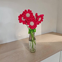 Daisy Large Flower Dark Pink