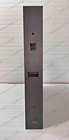 Grey MS GI outdoor LED cabinet 960 x 800 mm, multi-hole module mounting, back service – Lumina