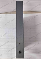 Grey MS GI outdoor LED cabinet 960 x 800 mm, multi-hole module mounting, back service – Lumina