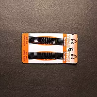 Zigzag Bob pin 6 number 12 peice