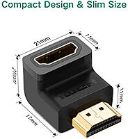 L-Shape HDMI Male to Female Adapter