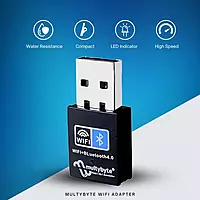Multybyte AC150 Mbps USB Wi-Fi and Bluetooth Dongle