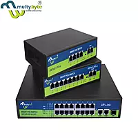Multybyte 16 Port Full Giga PoE Switch (16Ge+2Ge+1Sfp)