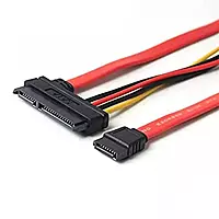 SATA 7+15 Pin to IDE + SATA Data Power Extension Cable