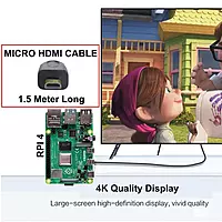 Micro HDMI to HDMI 4K Cable 1M