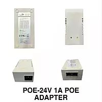 Adapter 24V DC to 1A PoE Injector