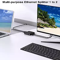 Rj-45 Gigabit Network Splitter (1X2)