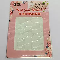 Nail glue sticker