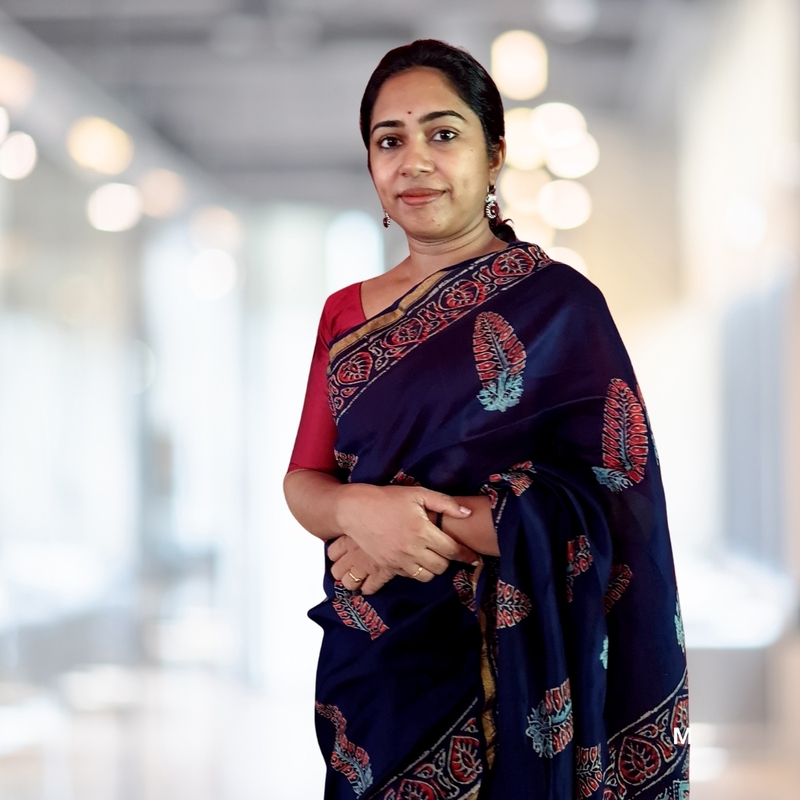 Navy Blue Hand Block Printed Organic Chanderi Silk Saree