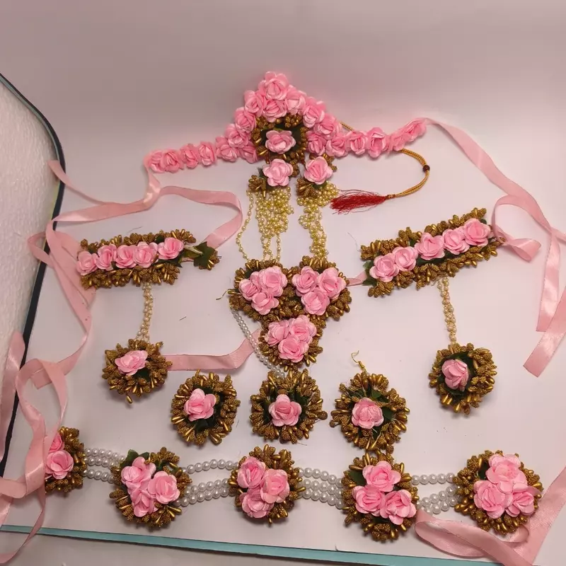 Floral jewellery set
