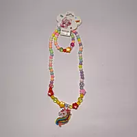 Pack of kids necklace and bracelet