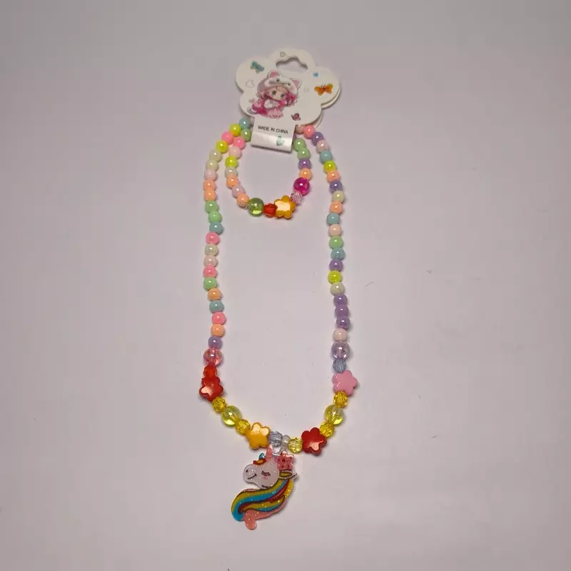 Pack of kids necklace and bracelet