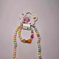 Pack of kids necklace and bracelet