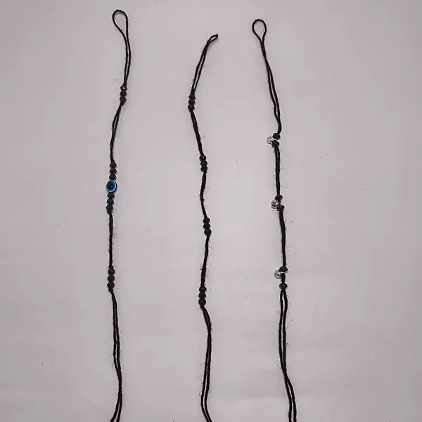 Pack of three Womens  ancklet