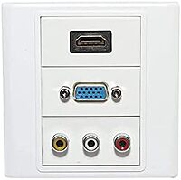 FACE PLATE HDMI+VGA+3RCA