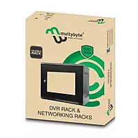 Multybyte 9U Wall Mount Metal CCTV Rack