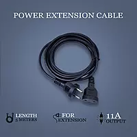 Heavy Duty Power Extension Cord 2 Pin (Male to Female) - 5