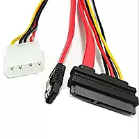 SATA 7+15 Pin to IDE + SATA Data Power Extension Cable