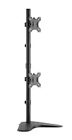 Monitor Stand Height Adjustable Arm Mount (Dual) - 13-32 inch - Straight Leg Type