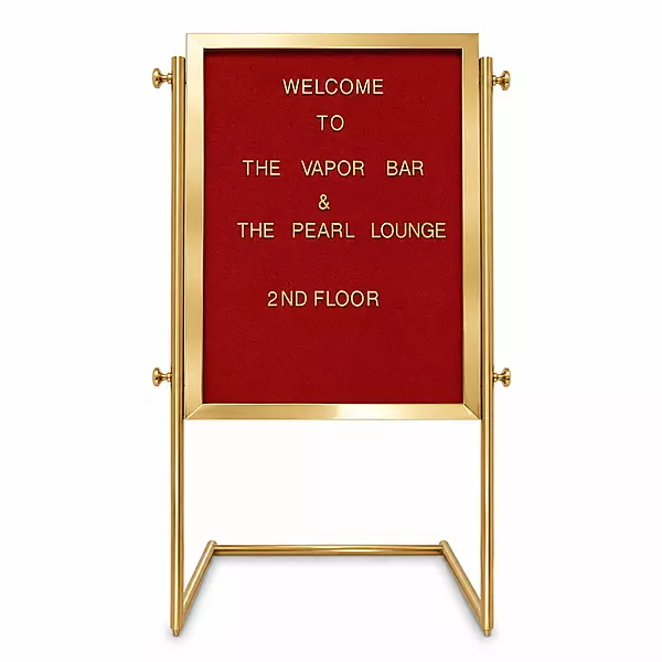 BRASS DISPLAY BOARD 24 36