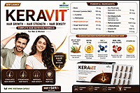 Medish Keravit Hair Growth & Hair Fall Support Capsules for Men & Women