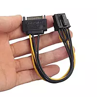 DVR SATA Cable | 4 pin Mini Power Cable/Adapter to Power one 15 pin SATA HDD