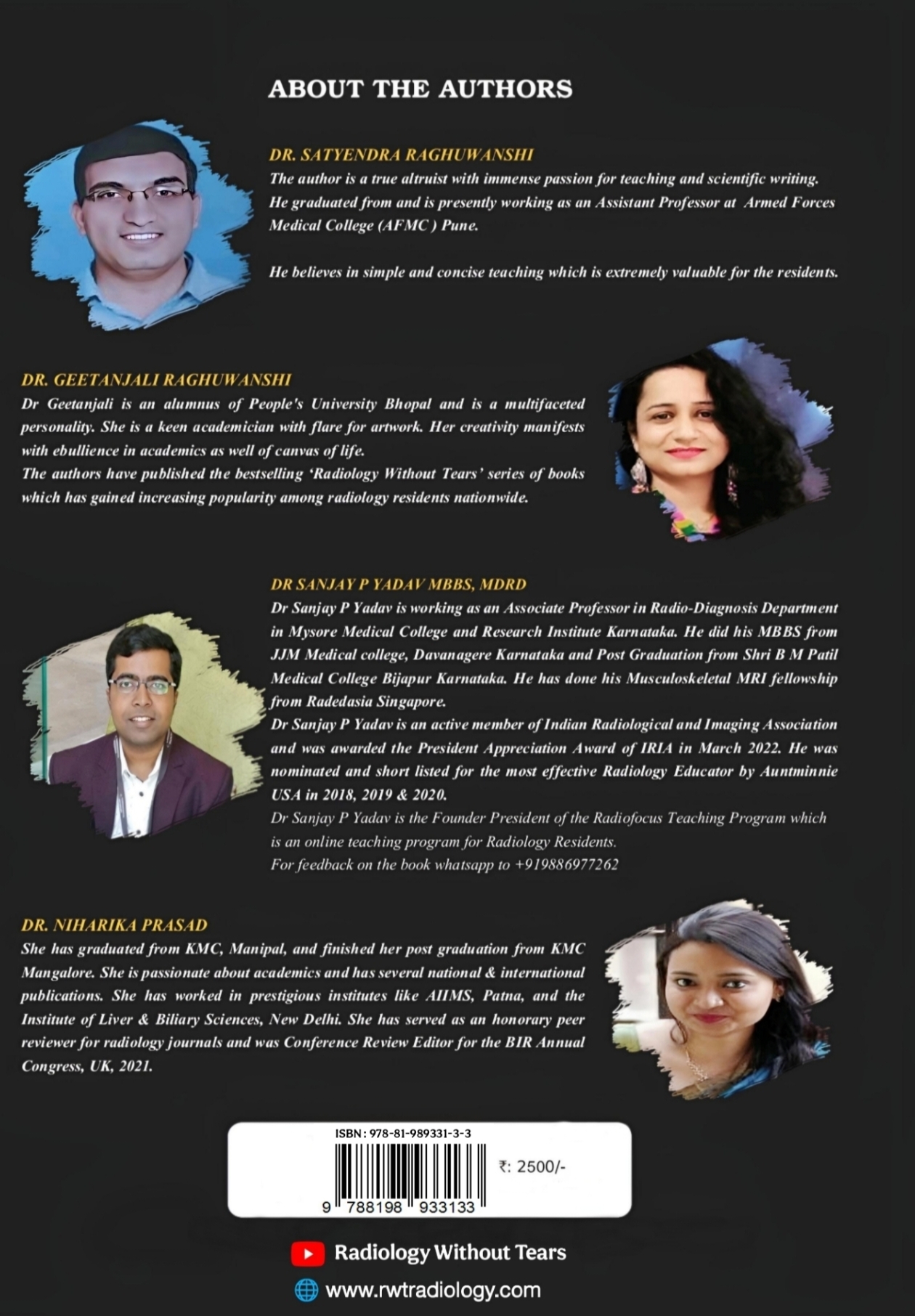 VOLUME-I (2025 Edition) Radiology without Tears