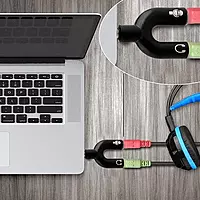 Stereo to Dual Female Cable Converter