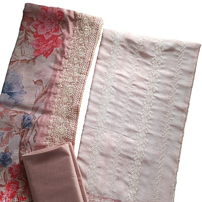 Matarangi Offwhite Chanderi Salwar Material