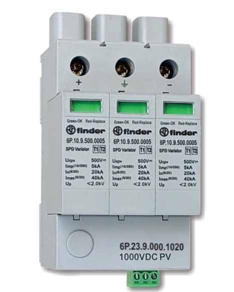 Finder 1000 V DC SPD-Model 6P.23.9.000.1020