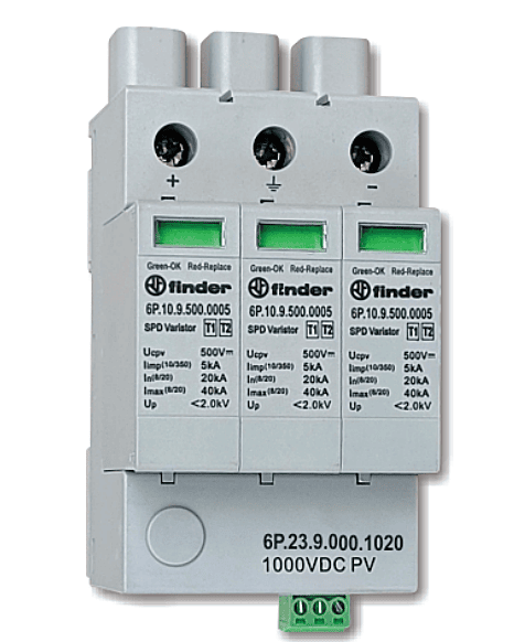 Finder 1000 V DC SPD-Model 6P.23.9.000.1020