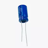1000uF 25V Radial Electrolytic Capacitor - Through Hole Package