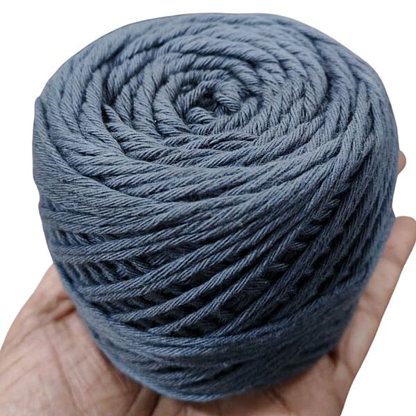 Cotton Yarn 8 Ply 36 Dark Grey Cotton Yarn 8 Ply 36 Dark Grey
