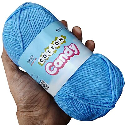 Cotton Candy Yarn 023 Skyway Blue