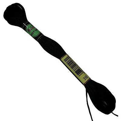 KnitWit Embroidery Thread 310 Black