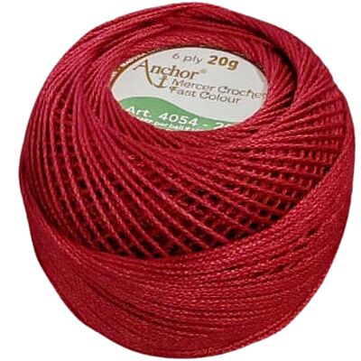 Anchor Mercer Crochet 20 Light Maroon
