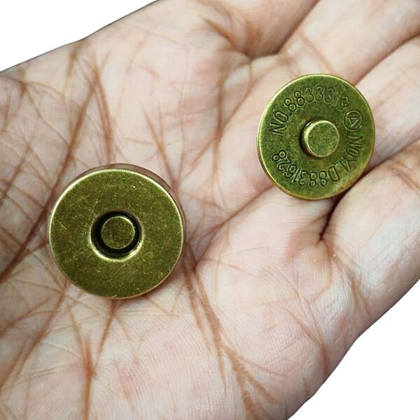 Bag Magnetic Button With Pin Antique Bronze Bag Magnetic Button With Pin Antique Bronze