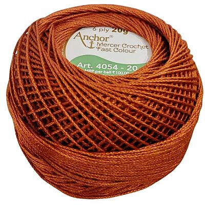 Anchor Mercer Crochet 341 Chestnut Brown