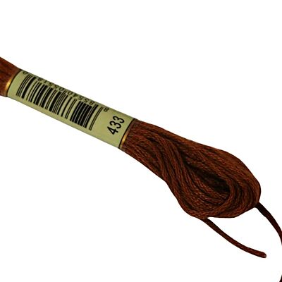 KnitWit Embroidery Thread 433 Chocolate Brown KnitWit Embroidery Thread 433 Chocolate Brown