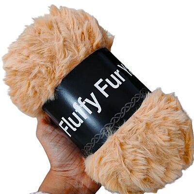 Fluffy Fur Yarn 83 Tiger Eye Fluffy Fur Yarn 83 Tiger Eye