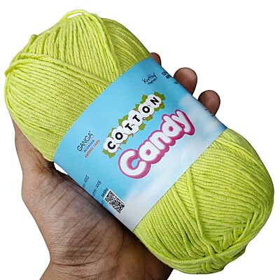 Cotton Candy Yarn 018 Slime Green