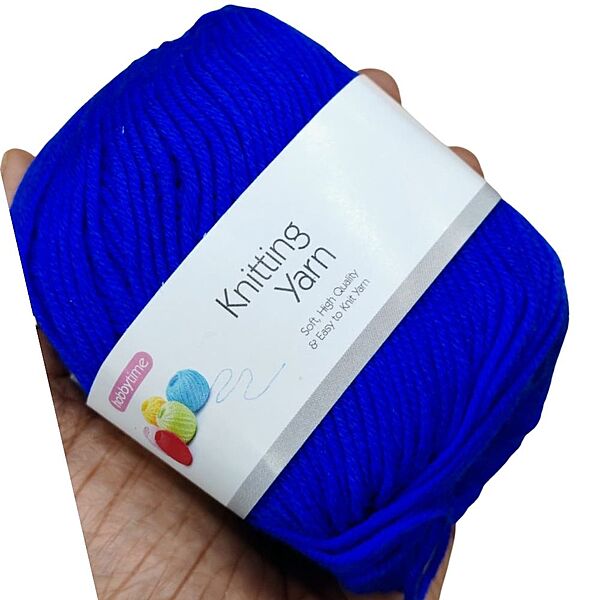 Hobbytime Knitting Yarn 118 Electric Blue