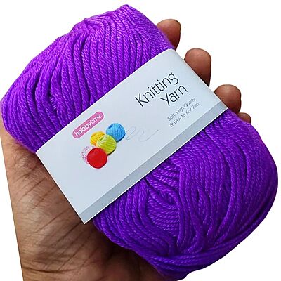Hobbytime Knitting Yarn 120 Jasmine Purple