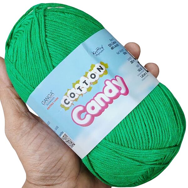Cotton Candy Yarn 019 Dark Spring Green Cotton Candy Yarn 019 Dark Spring Green