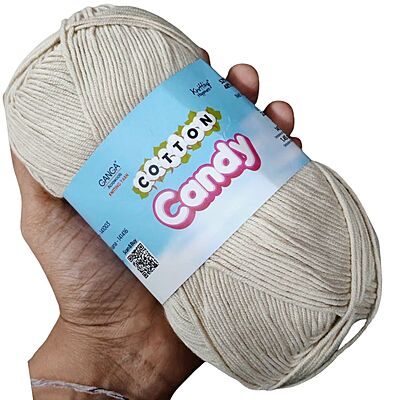 Cotton Candy Yarn 003 Ivory