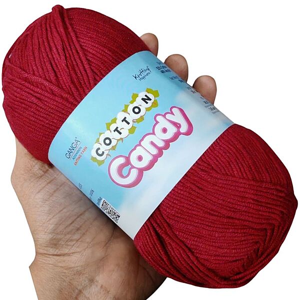 Cotton Candy Yarn 010 Maroon