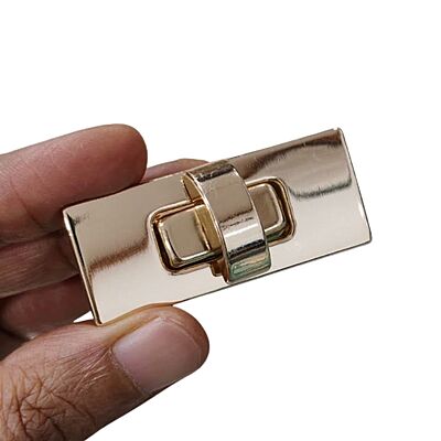 Bag Buckle Gold Rectangle 45mm