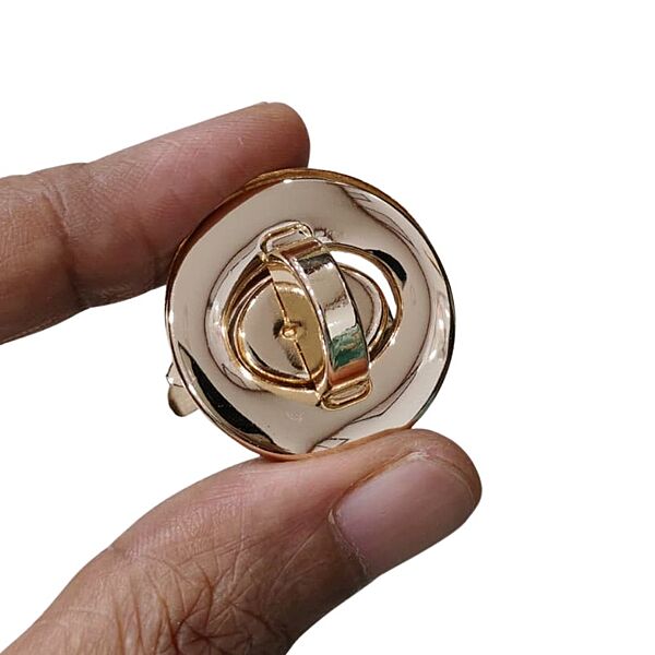 Bag Buckle Gold Round 26 mm